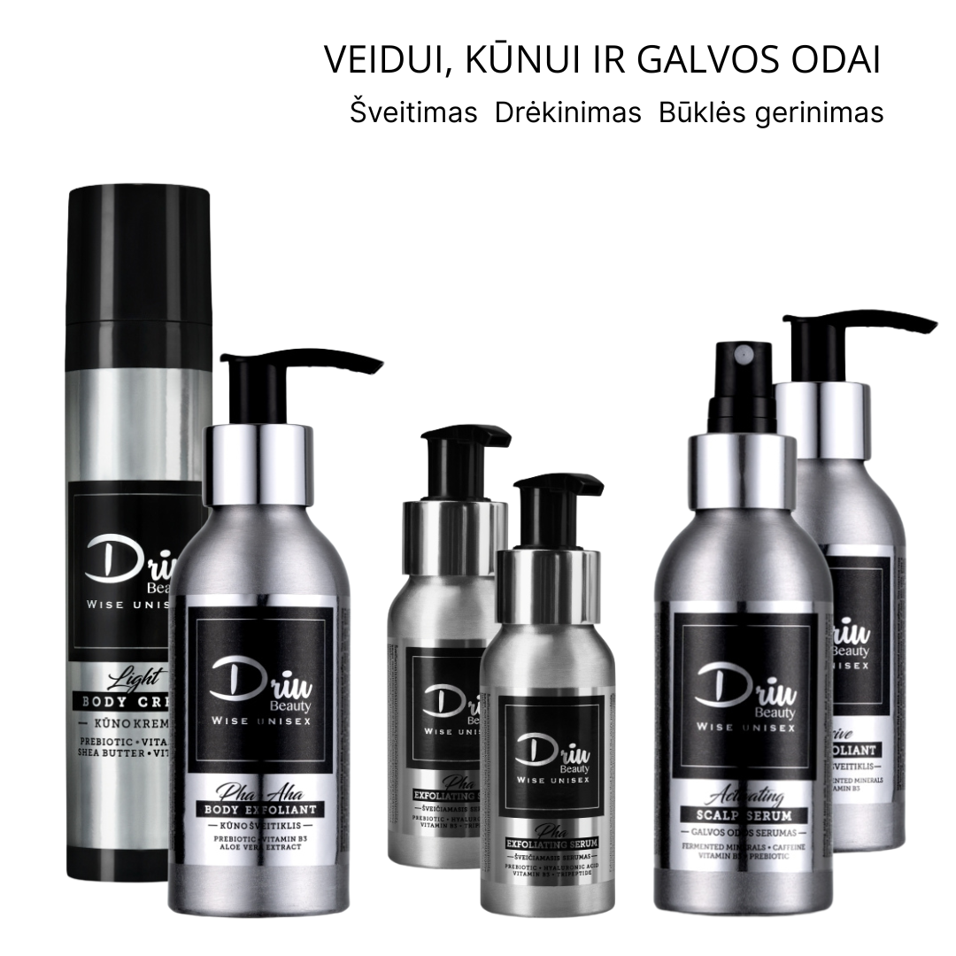 Rutina viso kūno šveitimui ir priežiūrai