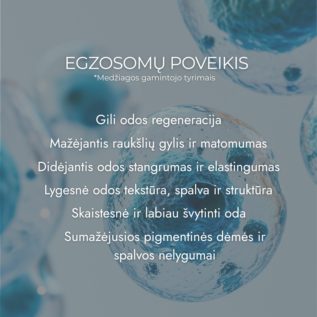 Koncentruotas 2% Egzosomų Serumas Elastingumui Didinti