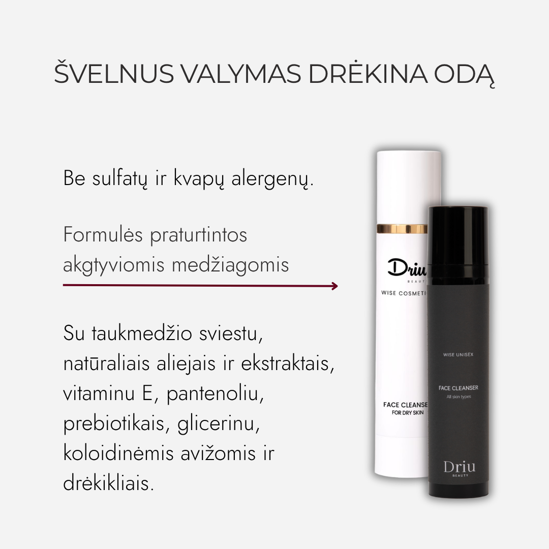 Veido Prausiklis Wise Unisex Mild, 100 ml