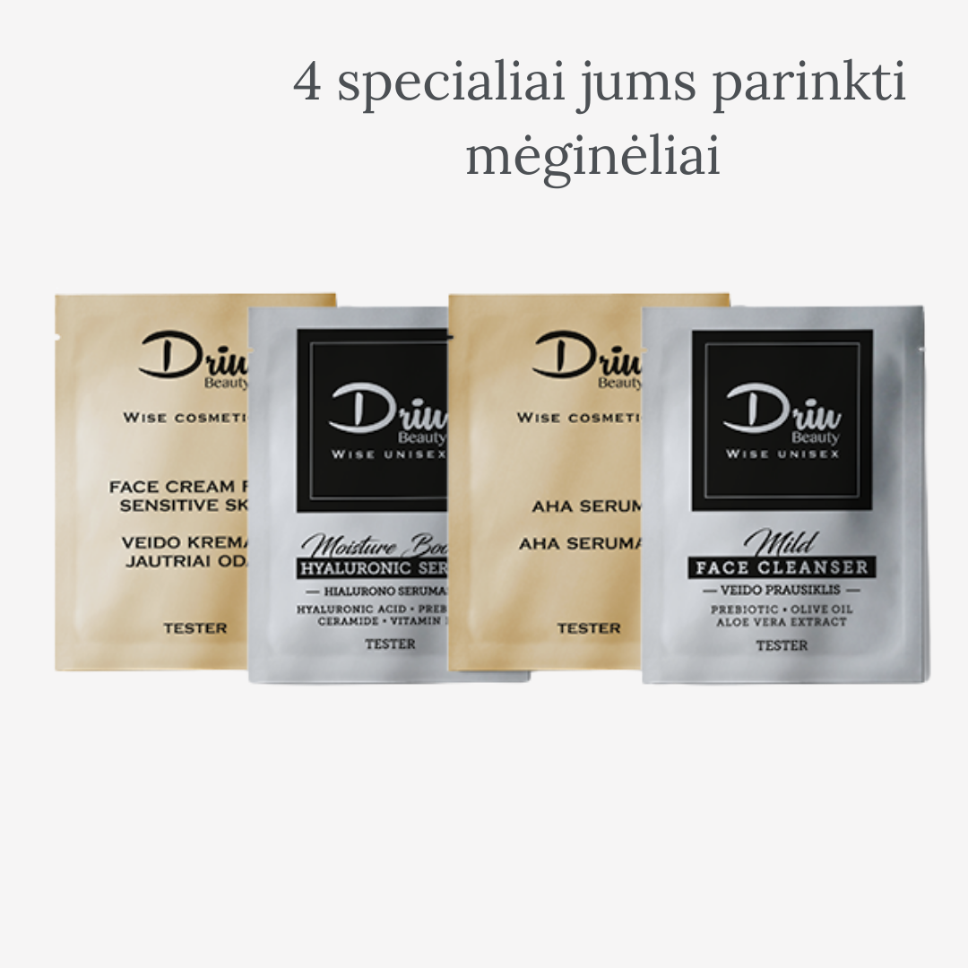 jums parinkti megineliai