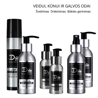 Rutina viso kūno šveitimui ir priežiūrai