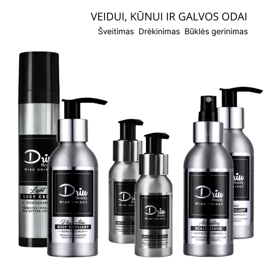 Rutina viso kūno šveitimui ir priežiūrai