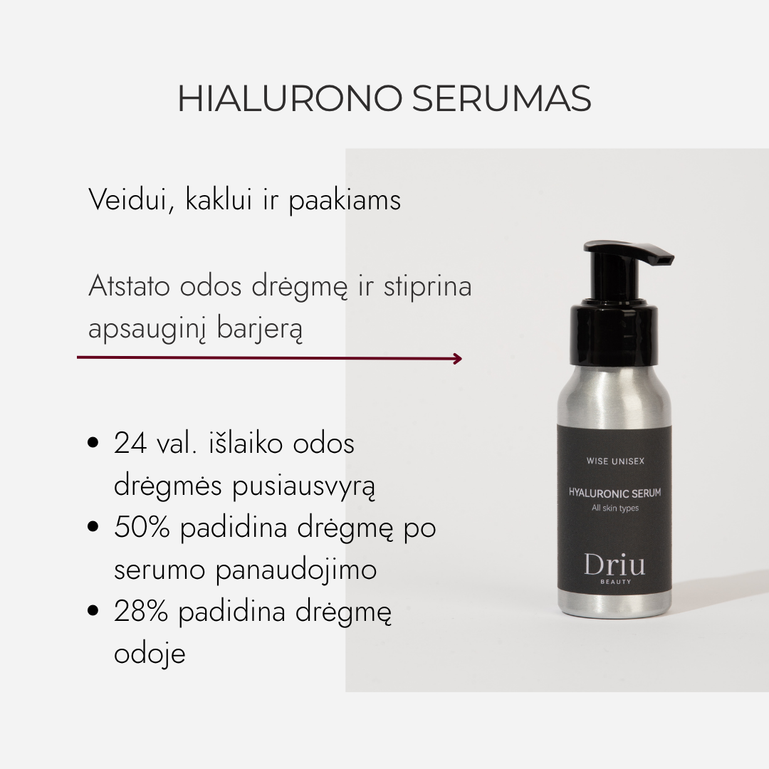 Hialurono Serumas Wise Unisex Moisture Boost, 50 ml