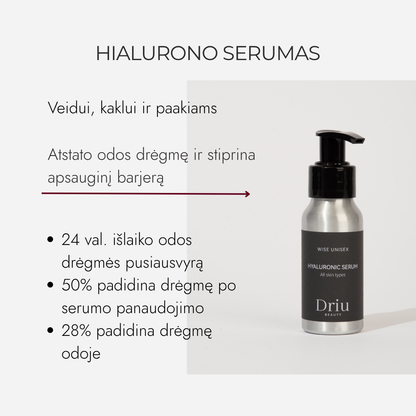 Hialurono Serumas Wise Unisex Moisture Boost, 50 ml