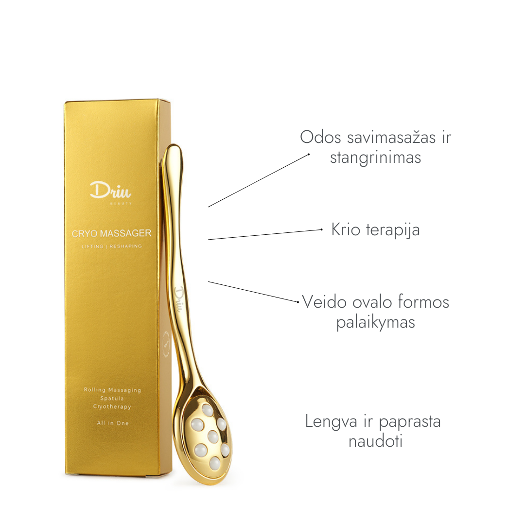 Masažinė Krio Mentelė su Keramikiniais Rutuliukais